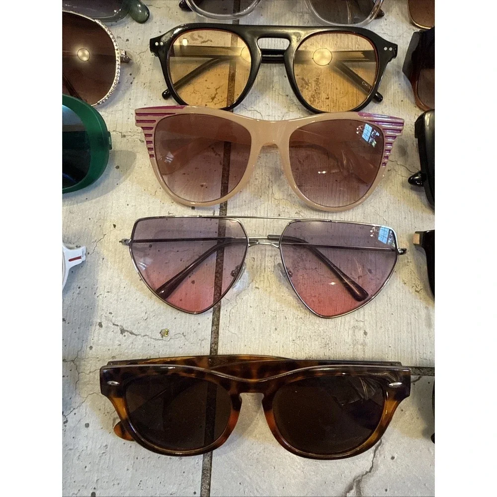Lot Of 28 Limited Supply-Trendy HOT Women's Sunglasses: Huge Variety of Styles